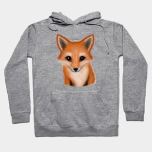 Cute Fox Drawing Hoodie